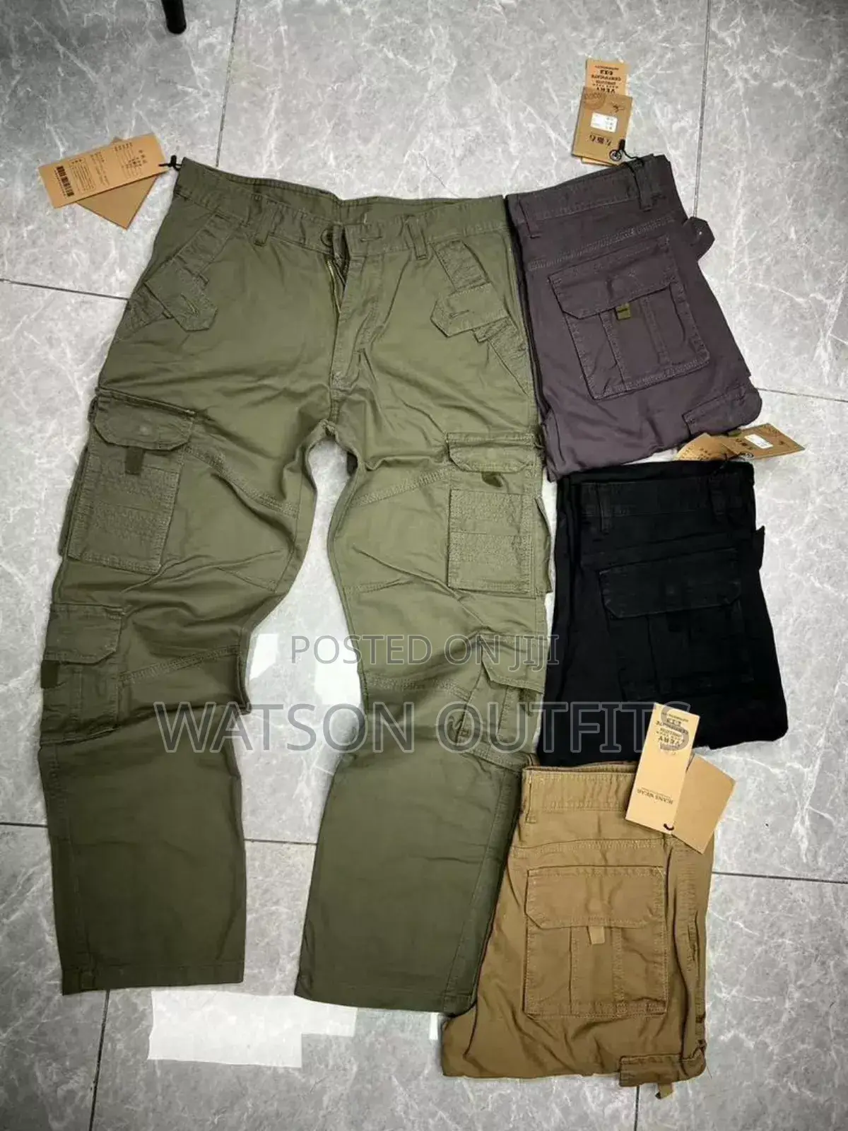 Cargo Pants Za Mifuko Mingi