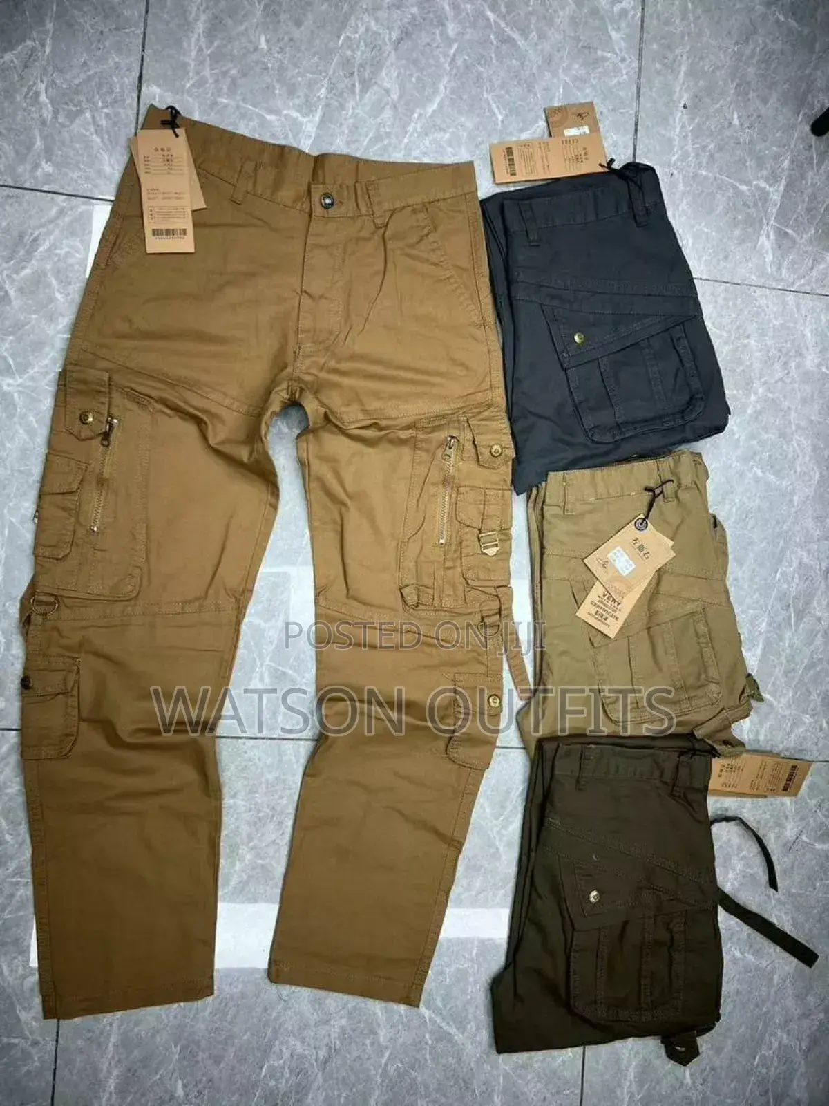 Cargo Pants Za Mifuko Mingi