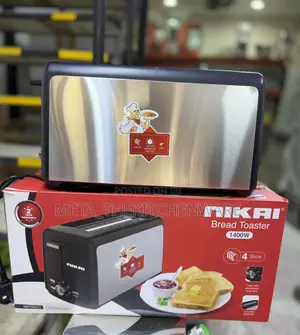 Nikai Bread Toaster 4 Slice 1400w