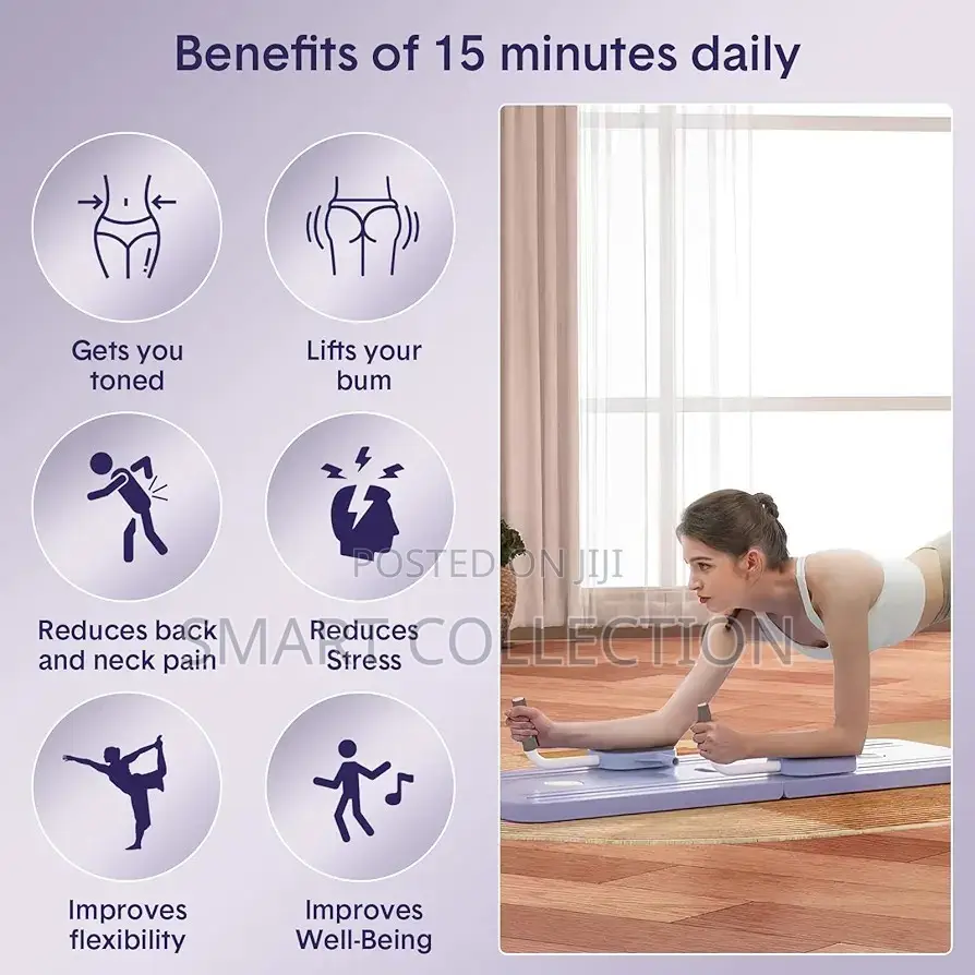Multi Exercise Pilates Board for Home Workout