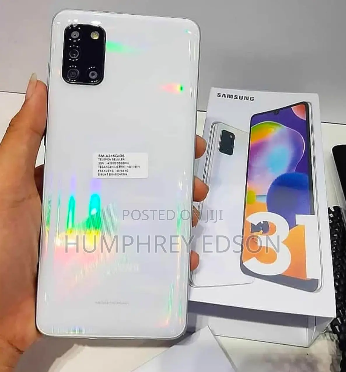 New Samsung Galaxy A31 128 GB White