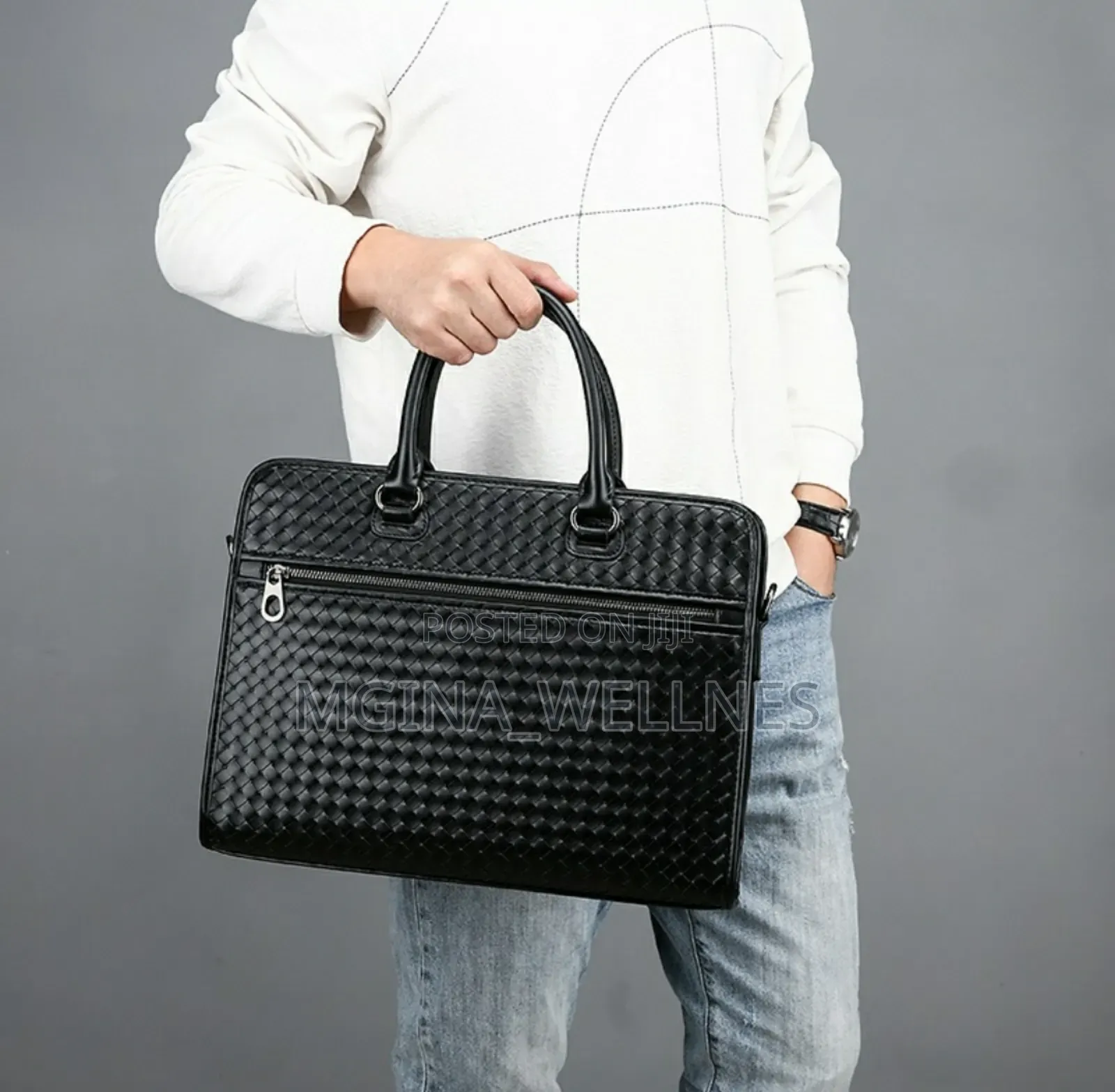 Pure Leather Luxurious Laptop Brand Bags