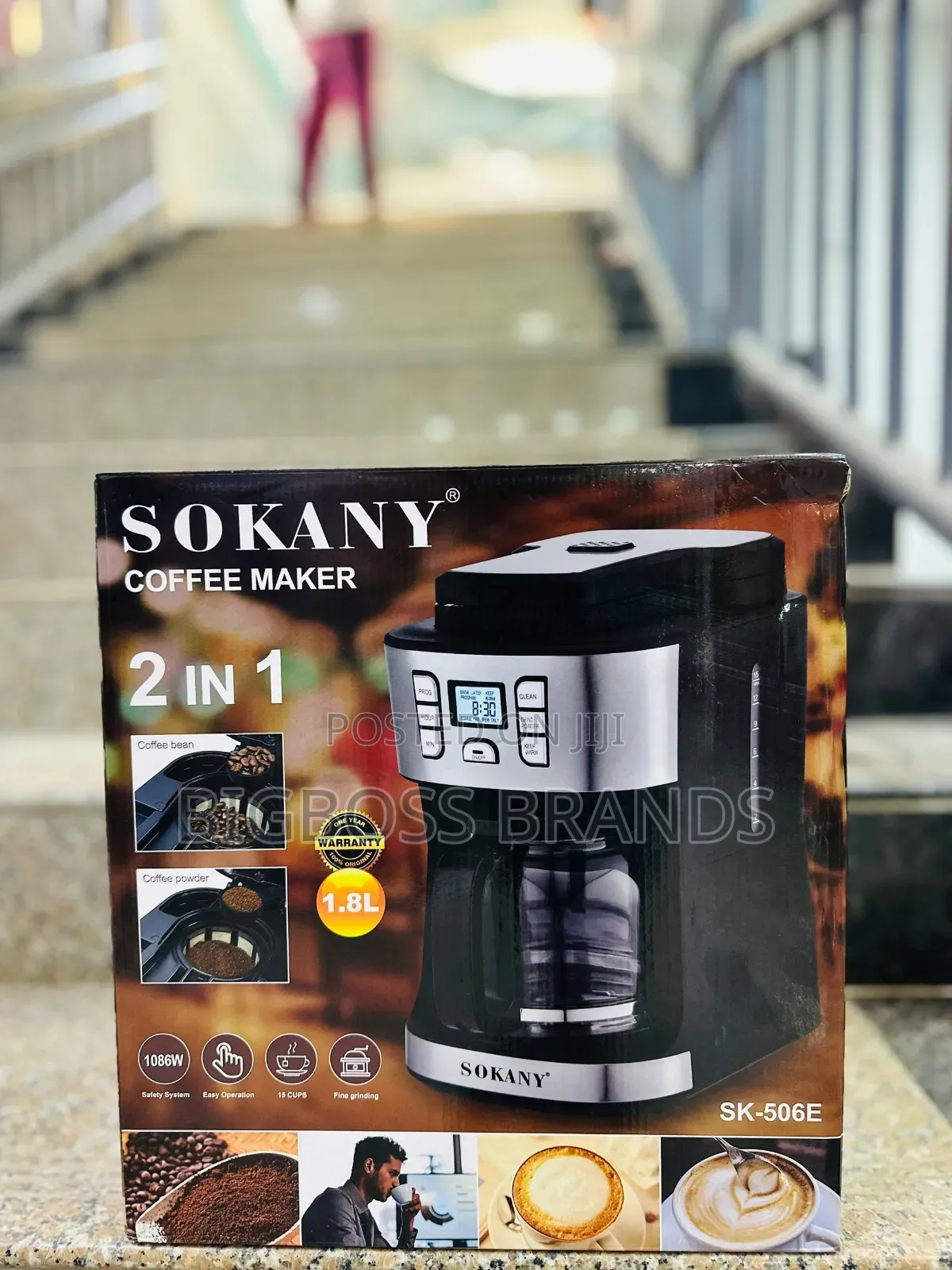 Sokany Coffee Maker 1.8L