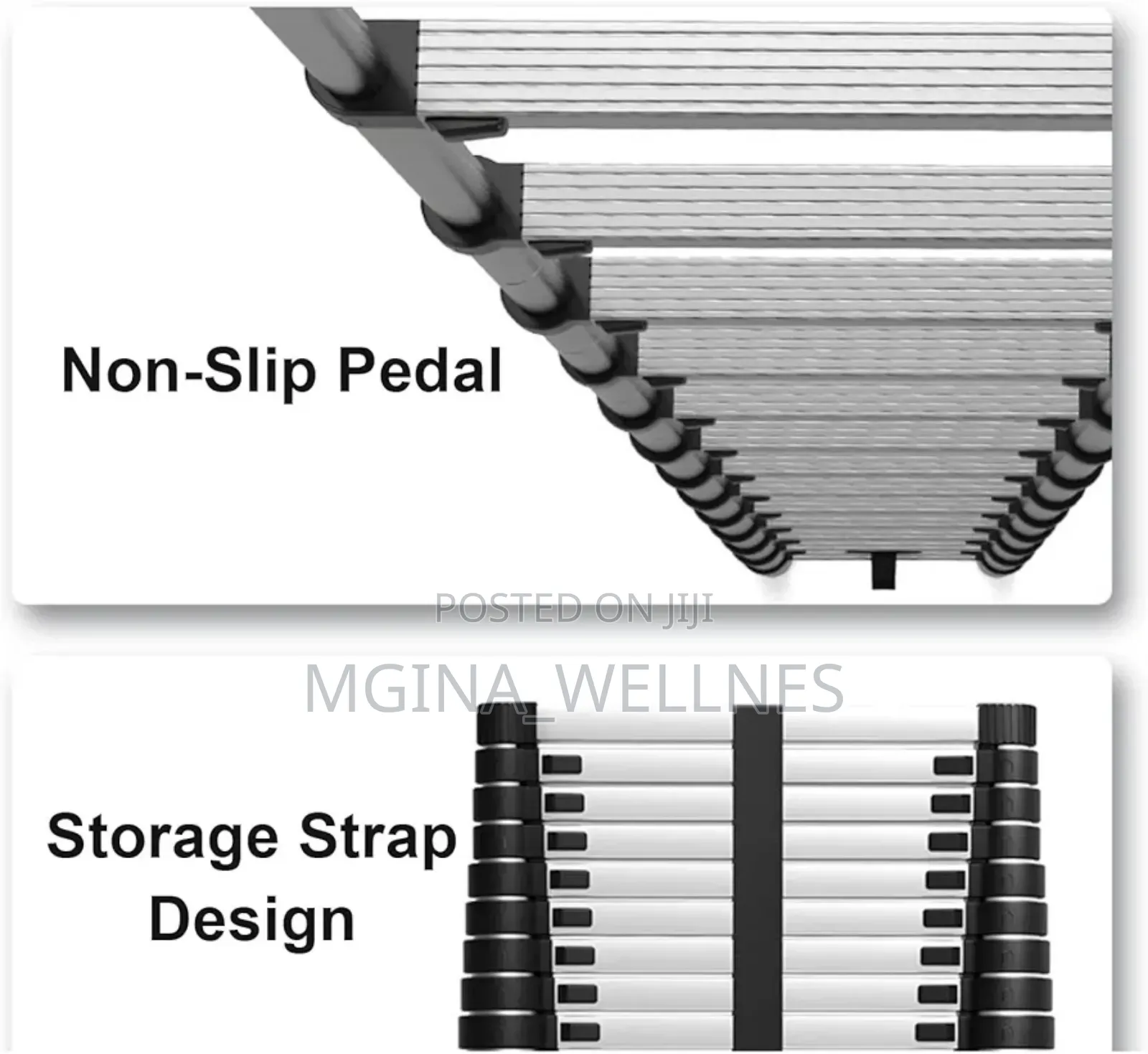 4 Meters Aluminum Telescopic Ladder
