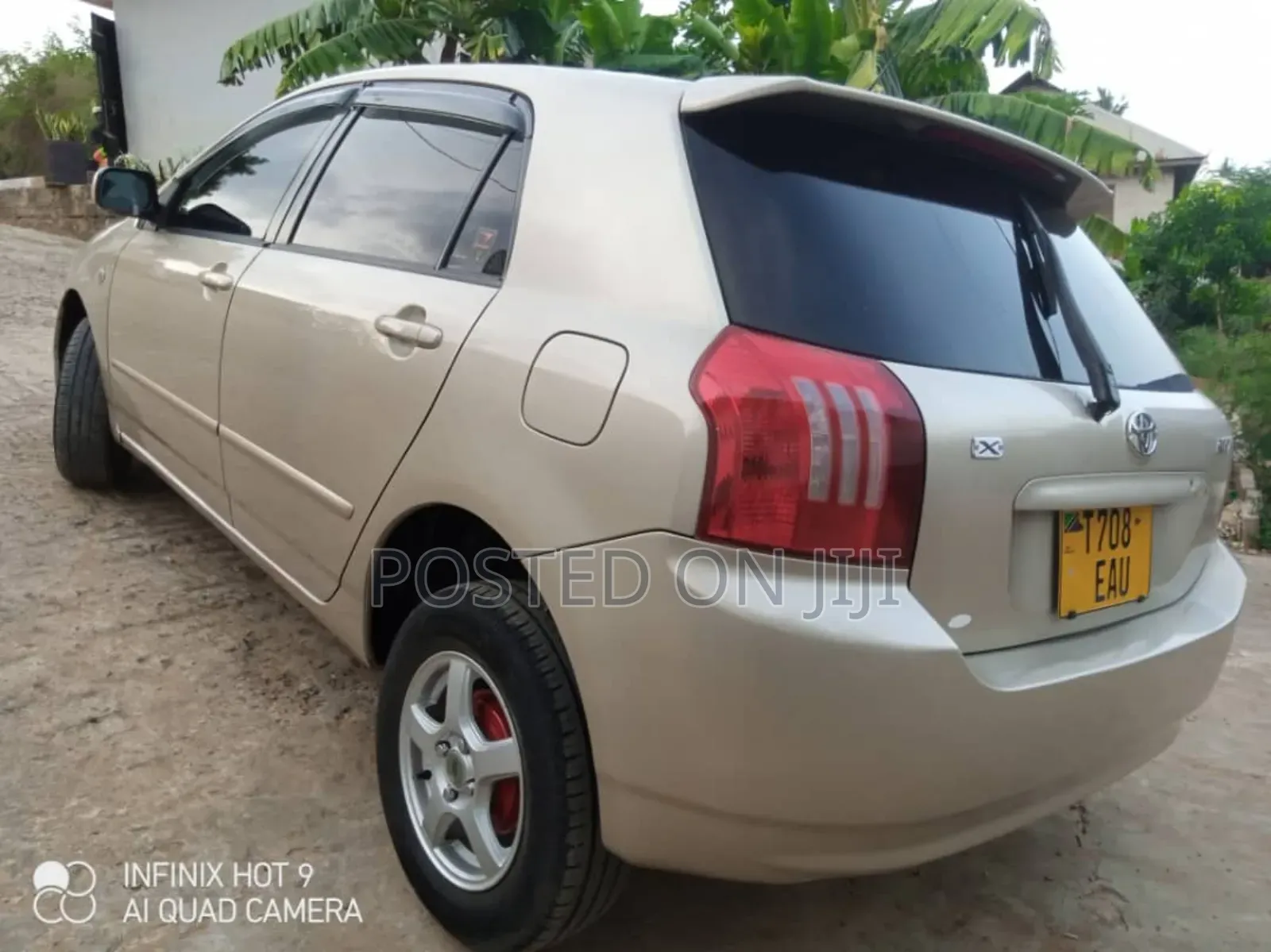 Toyota Allex 2005 Gold
