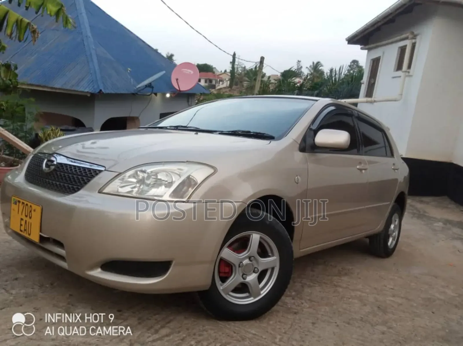 Toyota Allex 2005 Gold