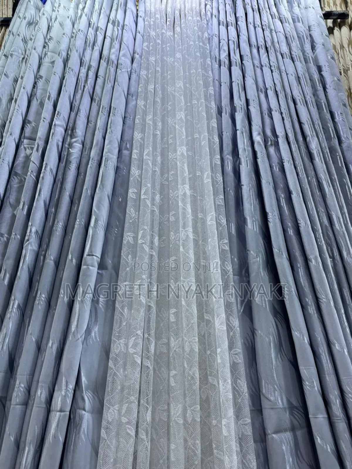 Pazia Plain Zipo PCS 3 Full Set Less 1 Pamoja Na Pazia 2