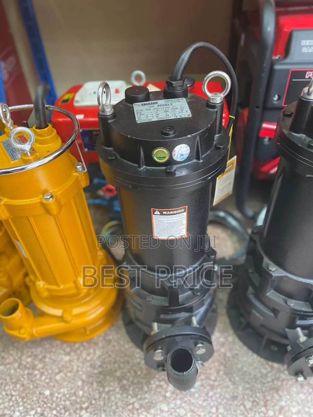 Vackson Sewage Pump 2" 4HP Height Max 50m