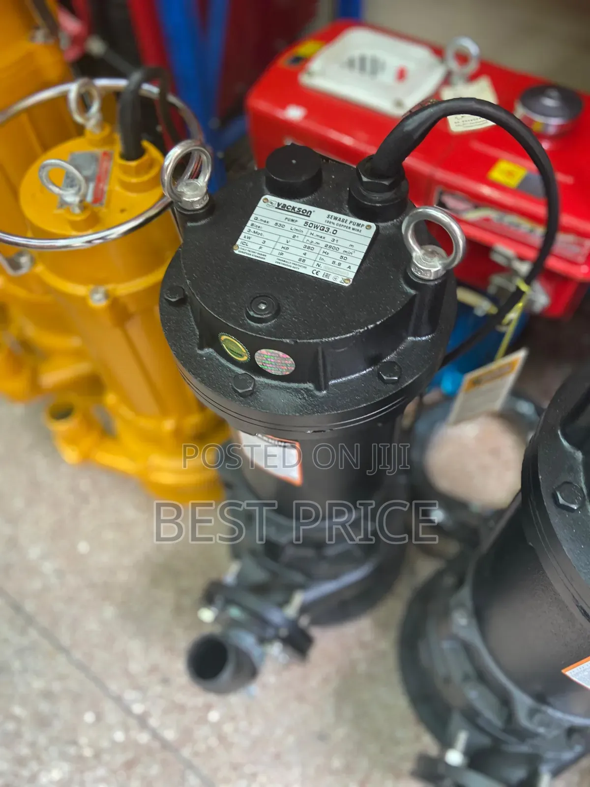 Vackson Sewage Pump 2" 4HP Height Max 50m