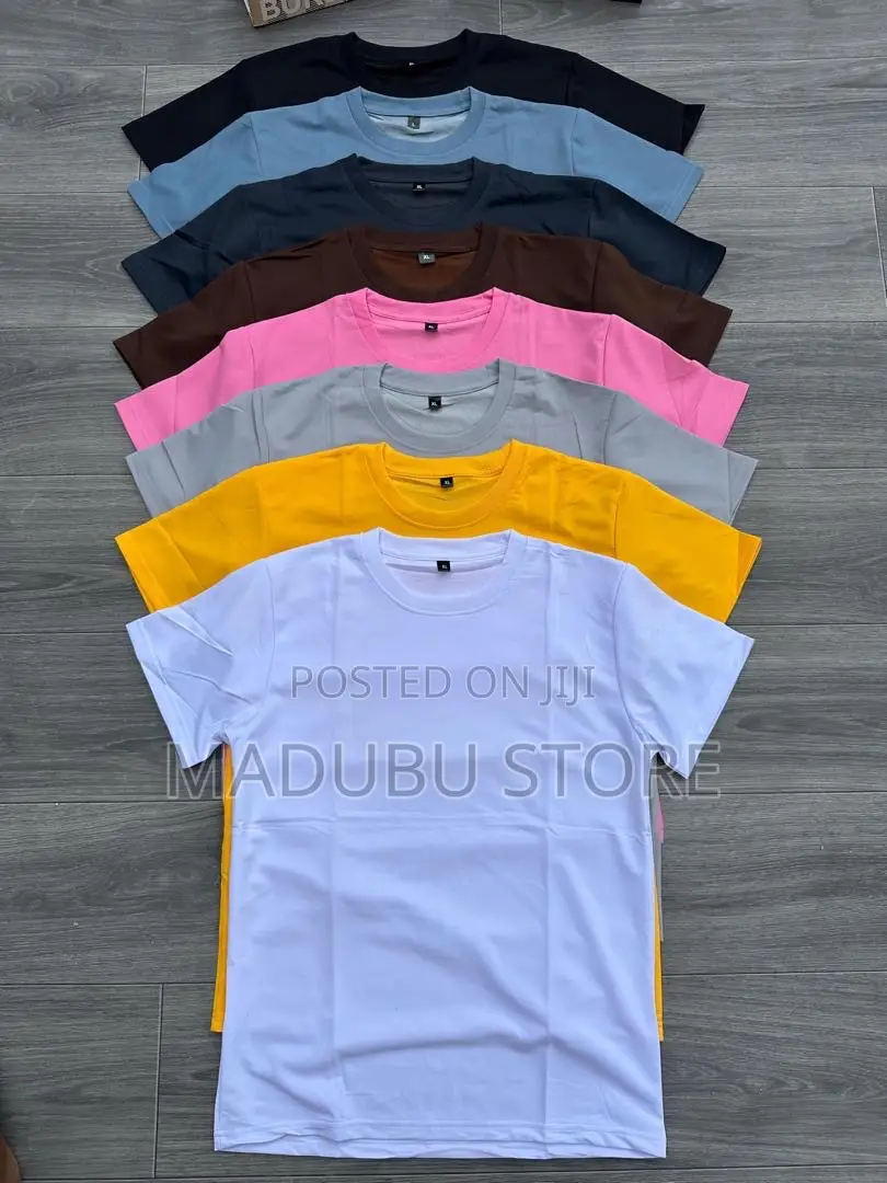 Round Neck Color Unisex T-Shirts