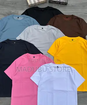 Round Neck Color Unisex T-Shirts