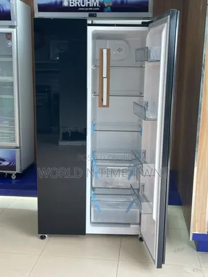 Brühm Side by Side Refrigerator 518L BFX-529eng Mirror Black