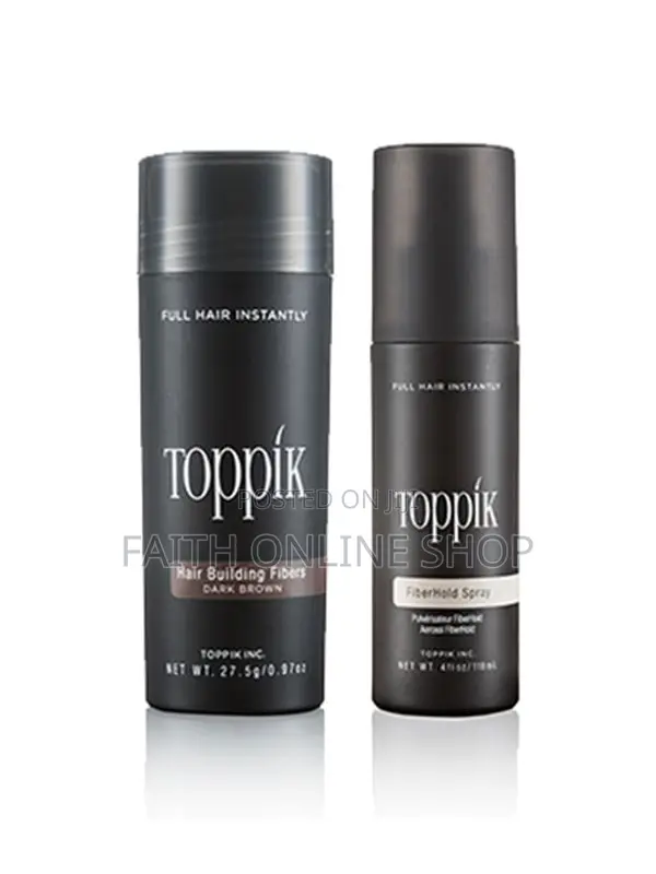 Toppik Hair Building Fibers 27.5 and Fiberhold Spray 118ml