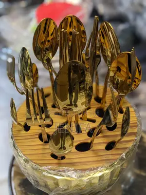 Gold Spoon Holder