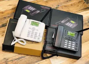 Desktop Gsm Landline Phone With Sim Card Slot, Fm Radio