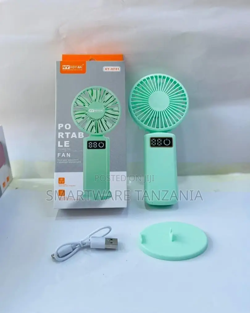 Small Fan With Stand, Pocket Fan For Home, Office Or Travel