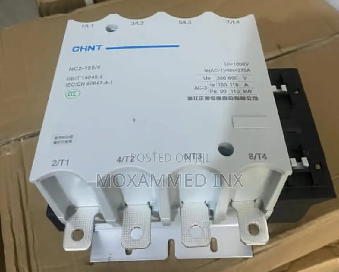 Accontactor (Chint) 4poles 2Y Sv7w Nc2-185/4(275a) M’N