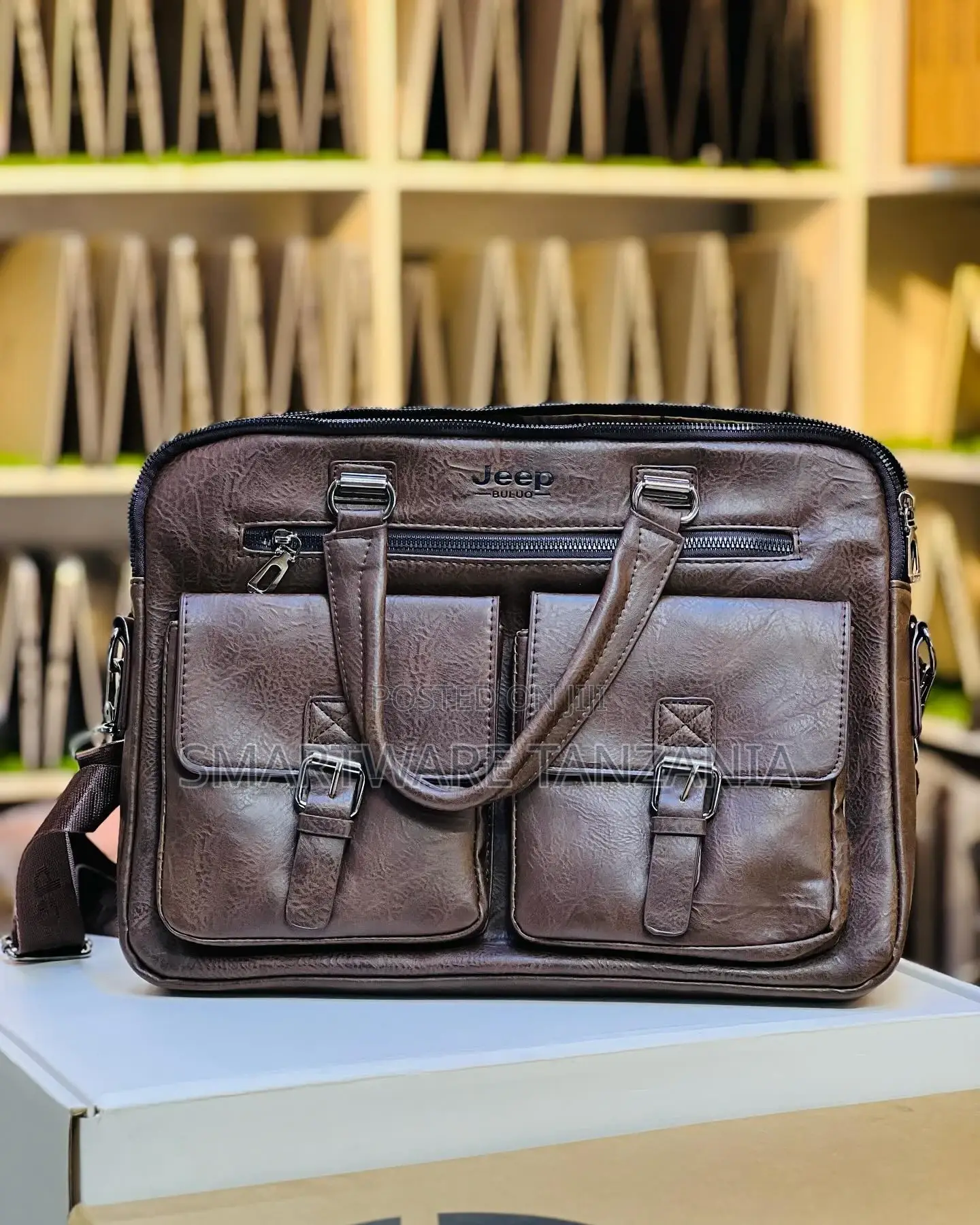 Men's Briefcase Male Laptop Bag Shiny Glitter Pu Leather