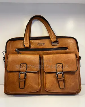 Men Briefcase Laptop Messenger Bag Pu Leather Handbag Laptop