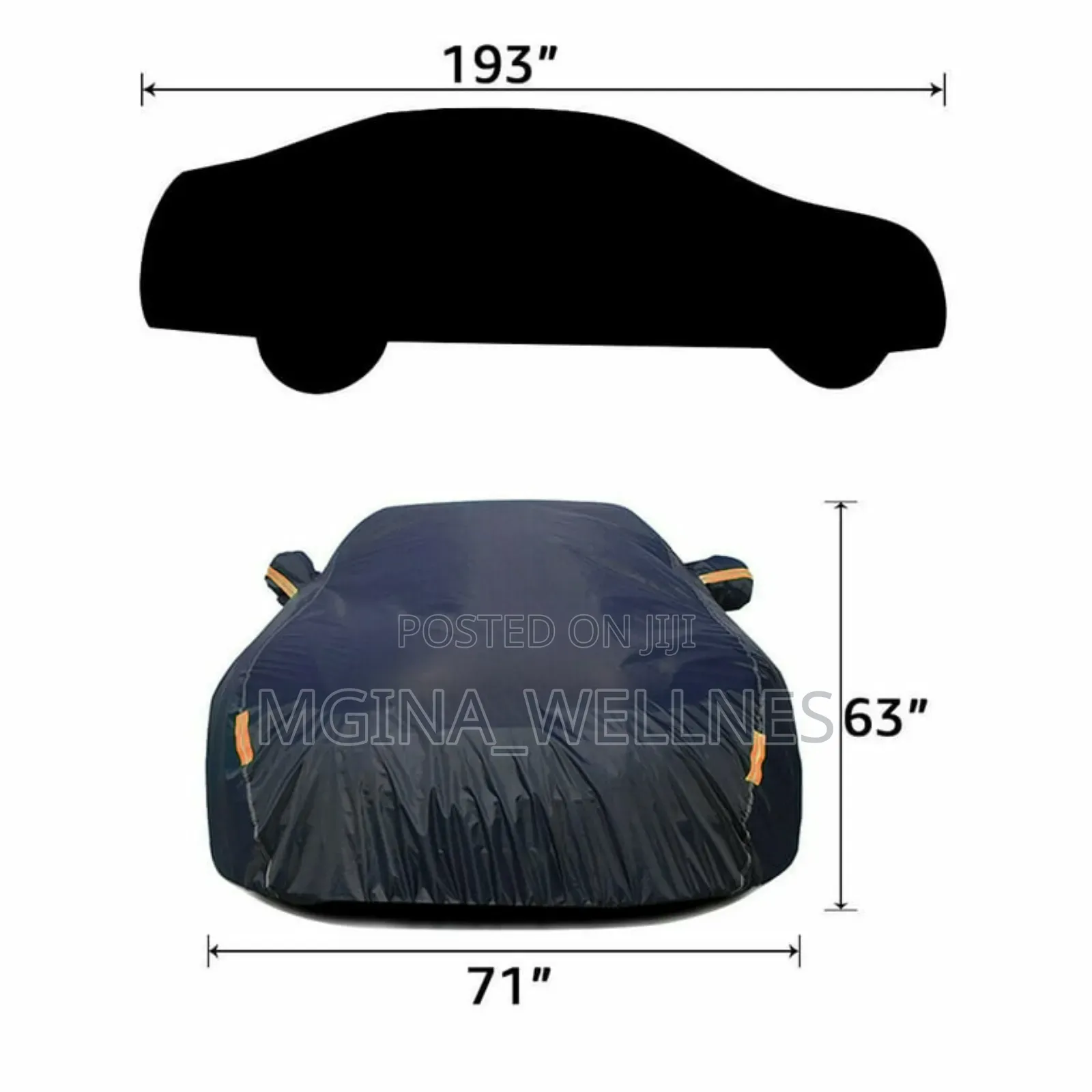 Heavy Duty Waterproof Full Car Cover All Weather Protection