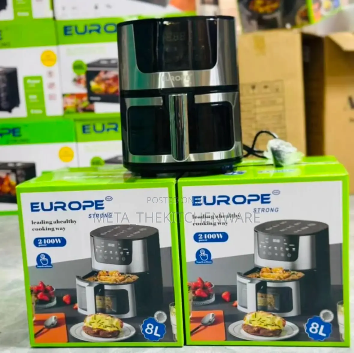 Europe Strong Digital Air Fryer 8L 2400W