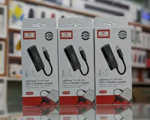 2 in 1 Lightning to 3.5mm Aux Headset Adapter OT52