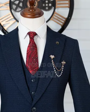 Dark Blue Elegant Suit