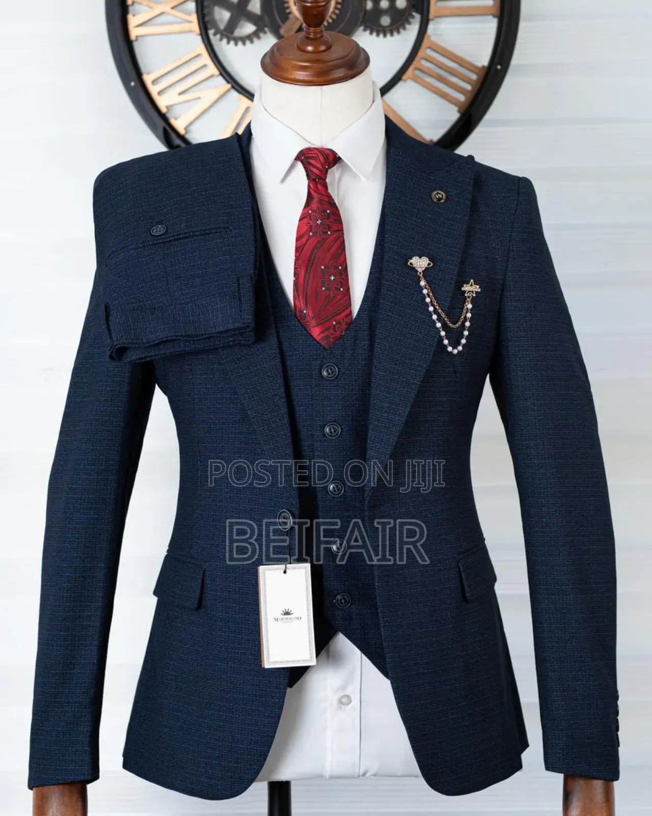 Dark Blue Elegant Suit