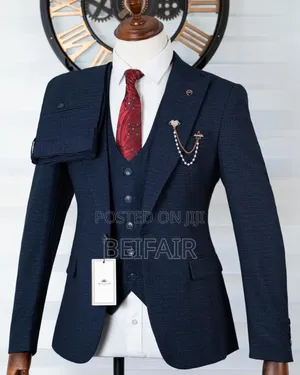 Dark Blue Elegant Suit