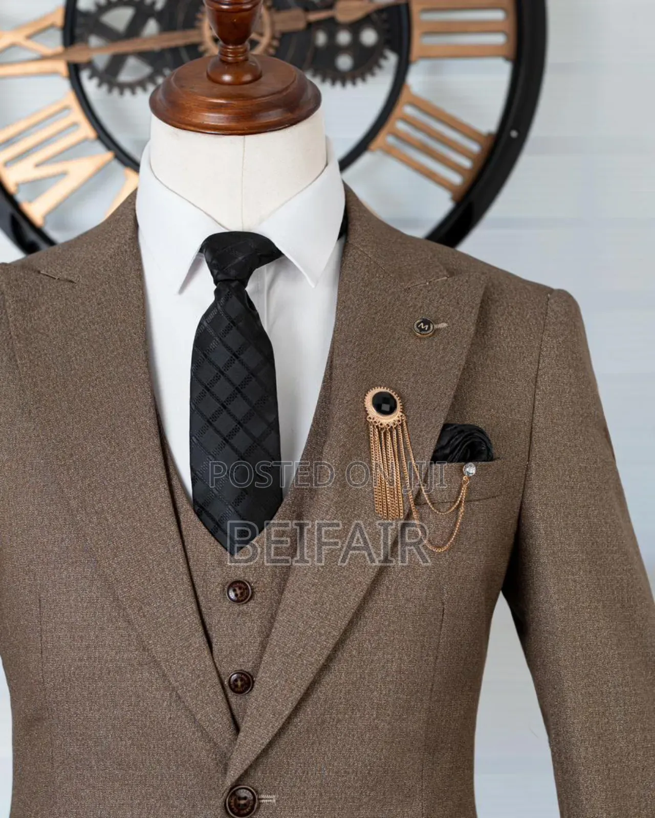 Smart Brown Suit