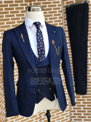 Faint Draft Blue Suit