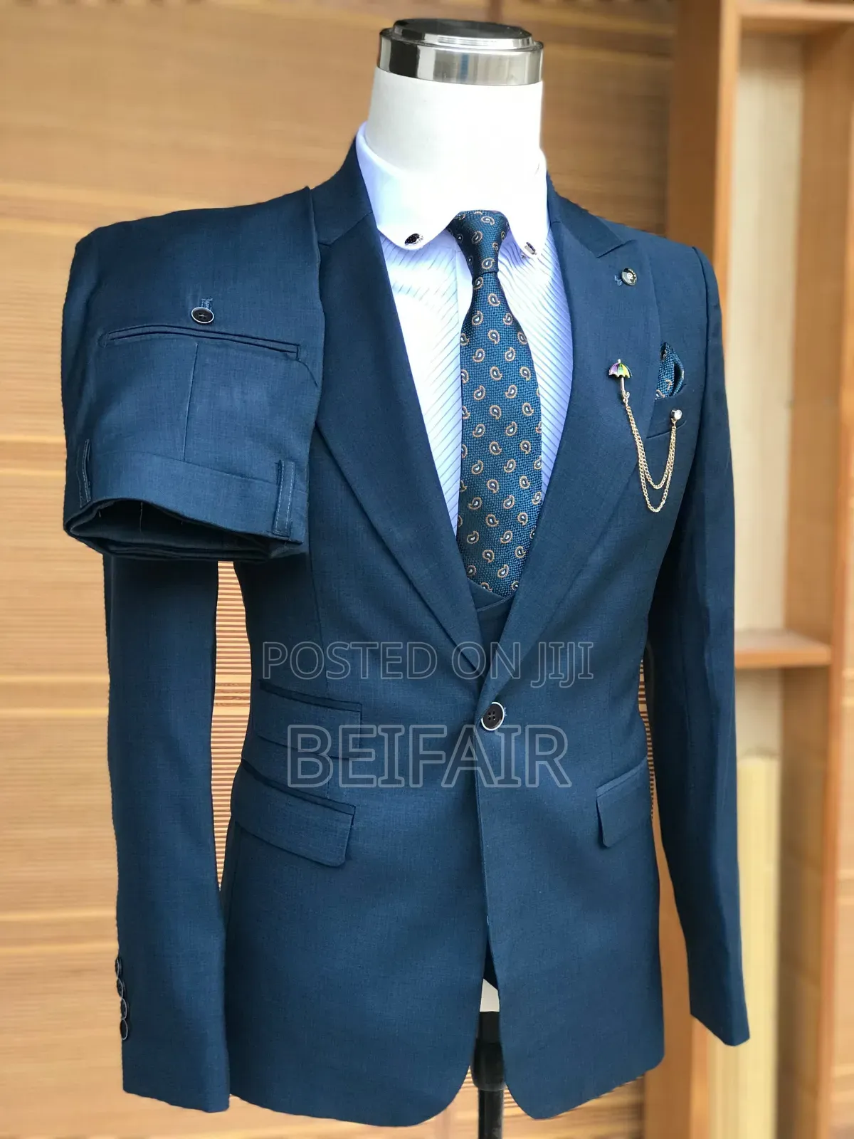 Plain Blue Suit