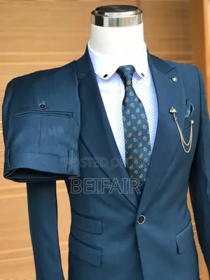Plain Blue Suit