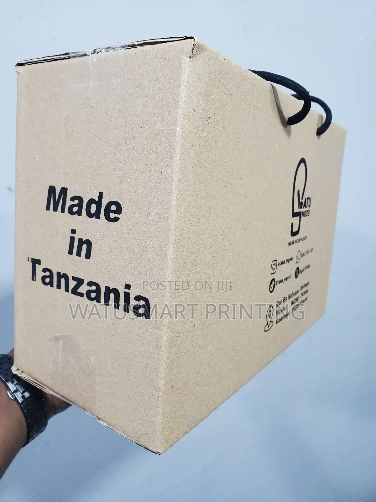 Box Made and Printed by Us