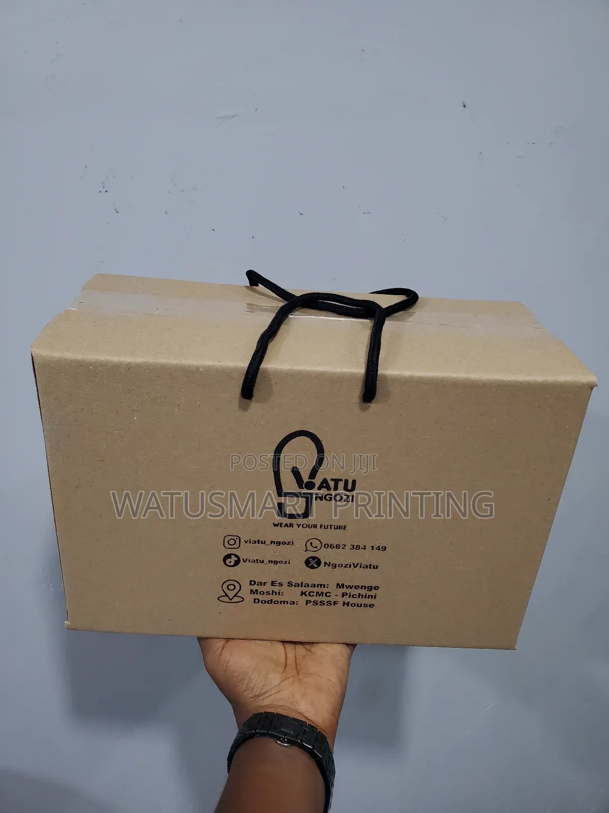 Box Made and Printed by Us