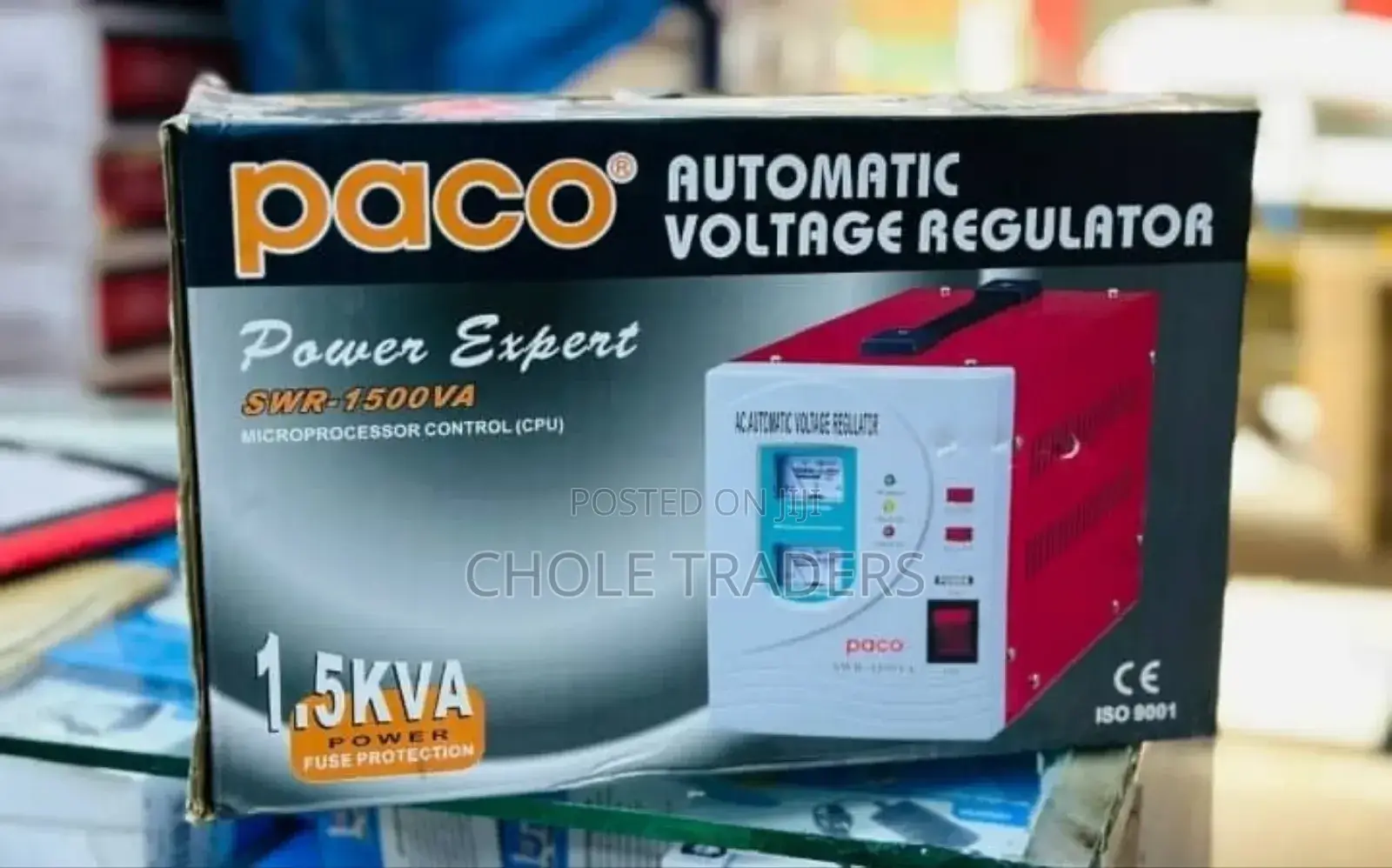1.5kva Paco Automatic Voltage Regulator / Stabilizer (1500watts)