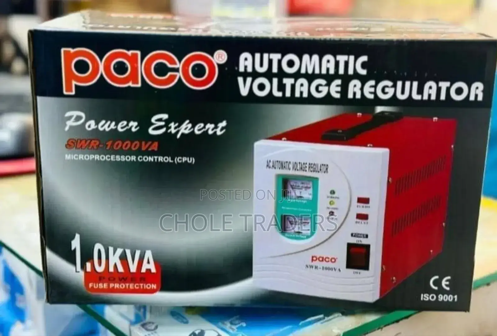 1kva Paco Automatic Voltage Regulator / Stabilizer (1000watts)