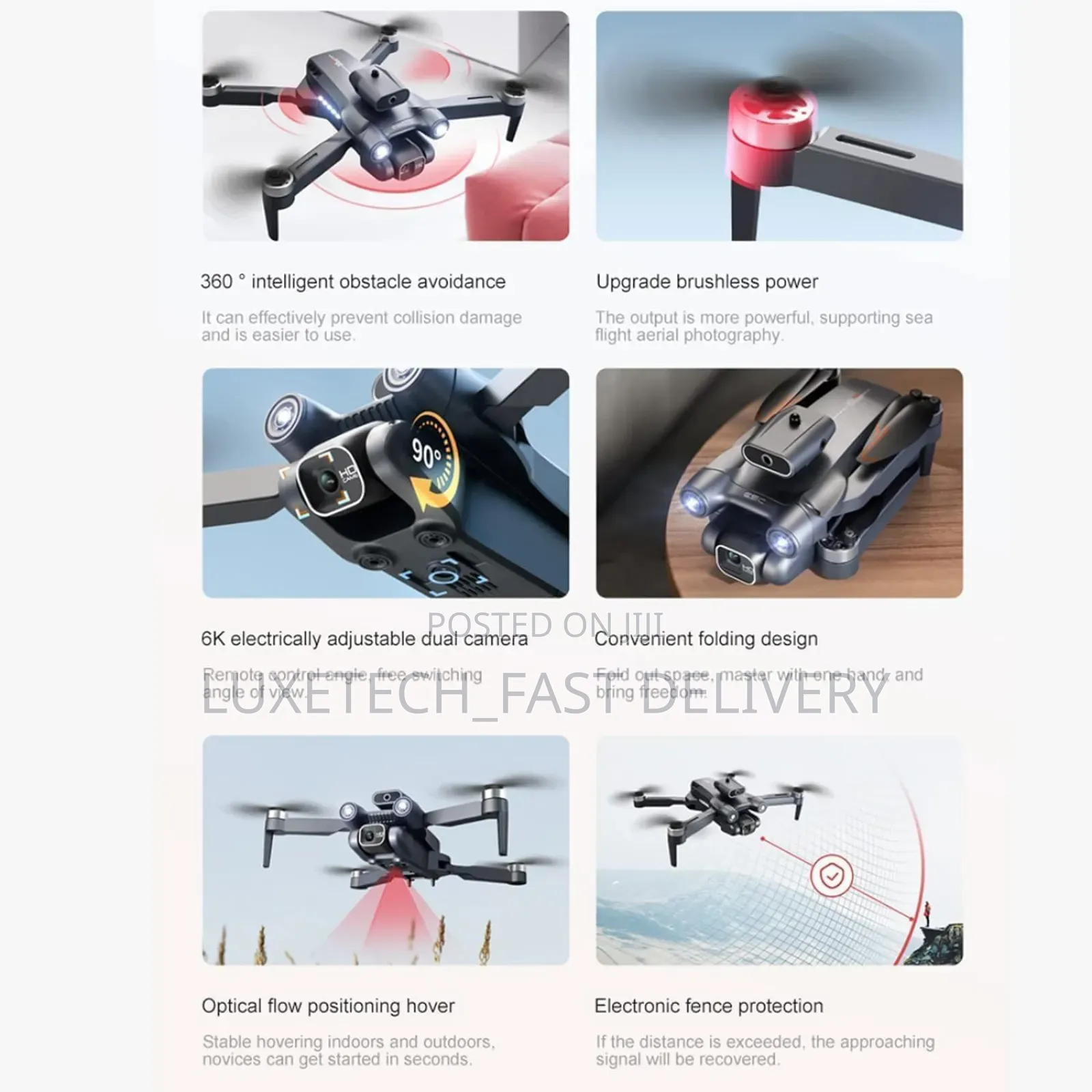 P12 Pro Professional Video Recording Multi-Feature Drone