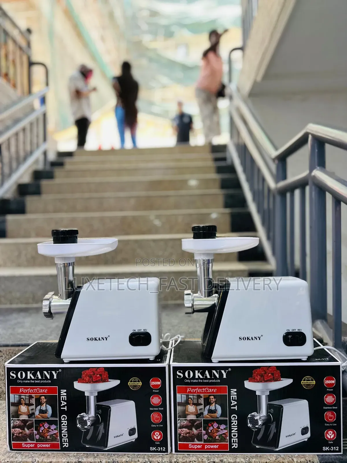 Sokany Sk-312 Electric Meat Grinder,2500w Max Ultra Powerful