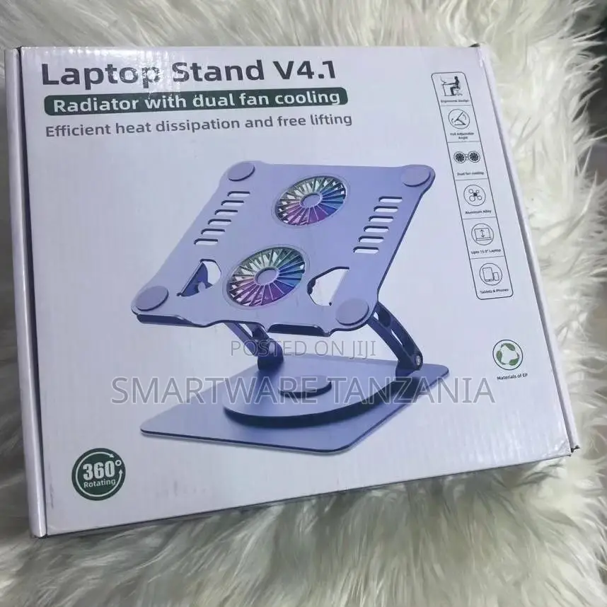 Aluminum Alloy Bracket Laptop Cooler Base Stand Foldable