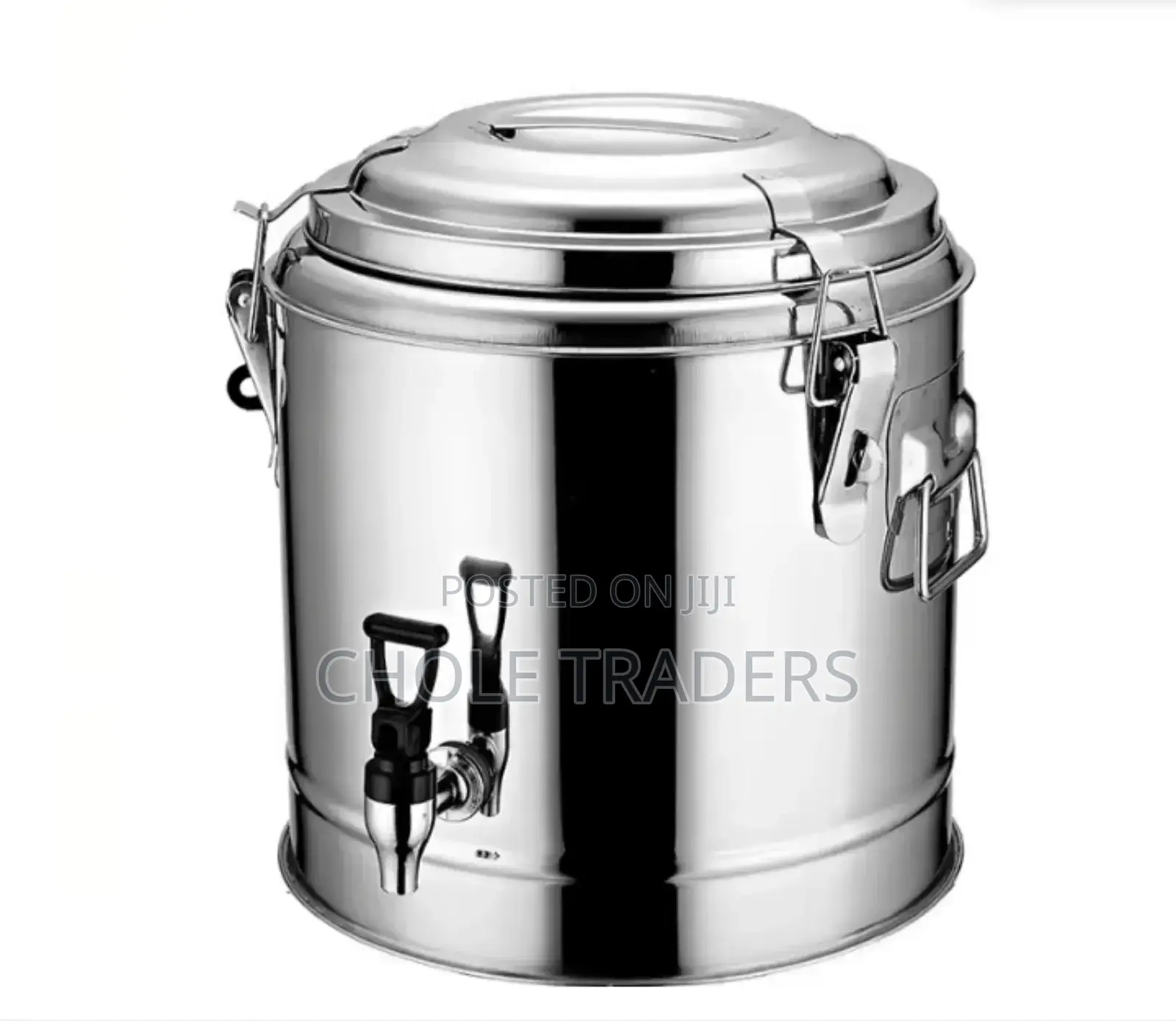 Commercial Insulation Barrel Stock Pots With Water-Tap