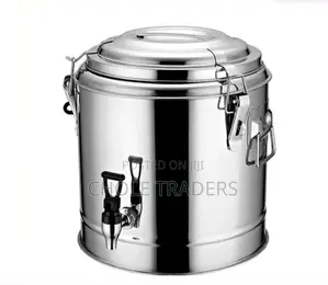 Commercial Insulation Barrel Stock Pots With Water-Tap