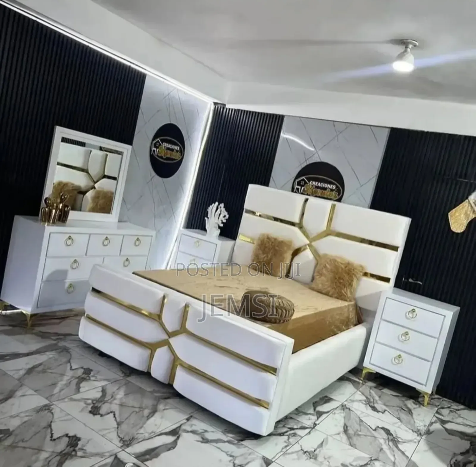 Full Set Bed, Dressing Table and Wardrobe
