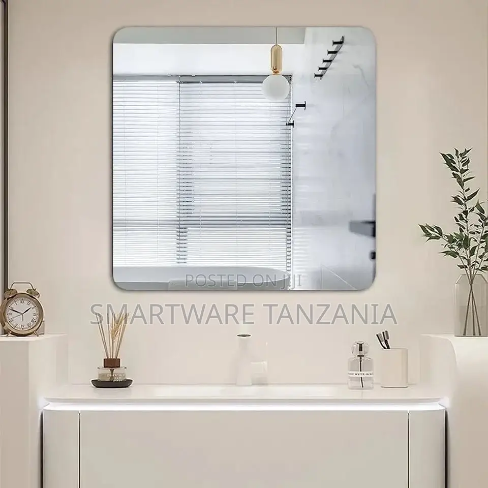 Thick Self Adhesive Acrylic Mirror, Rectangular Wall Mirror