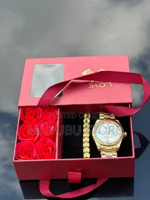 Photo - Love Box With Roses, Watch, and Bracelet