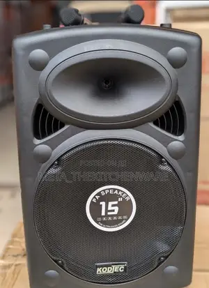 Kodtec Rechargeable Speaker With 2 Wireless Mic 15inch