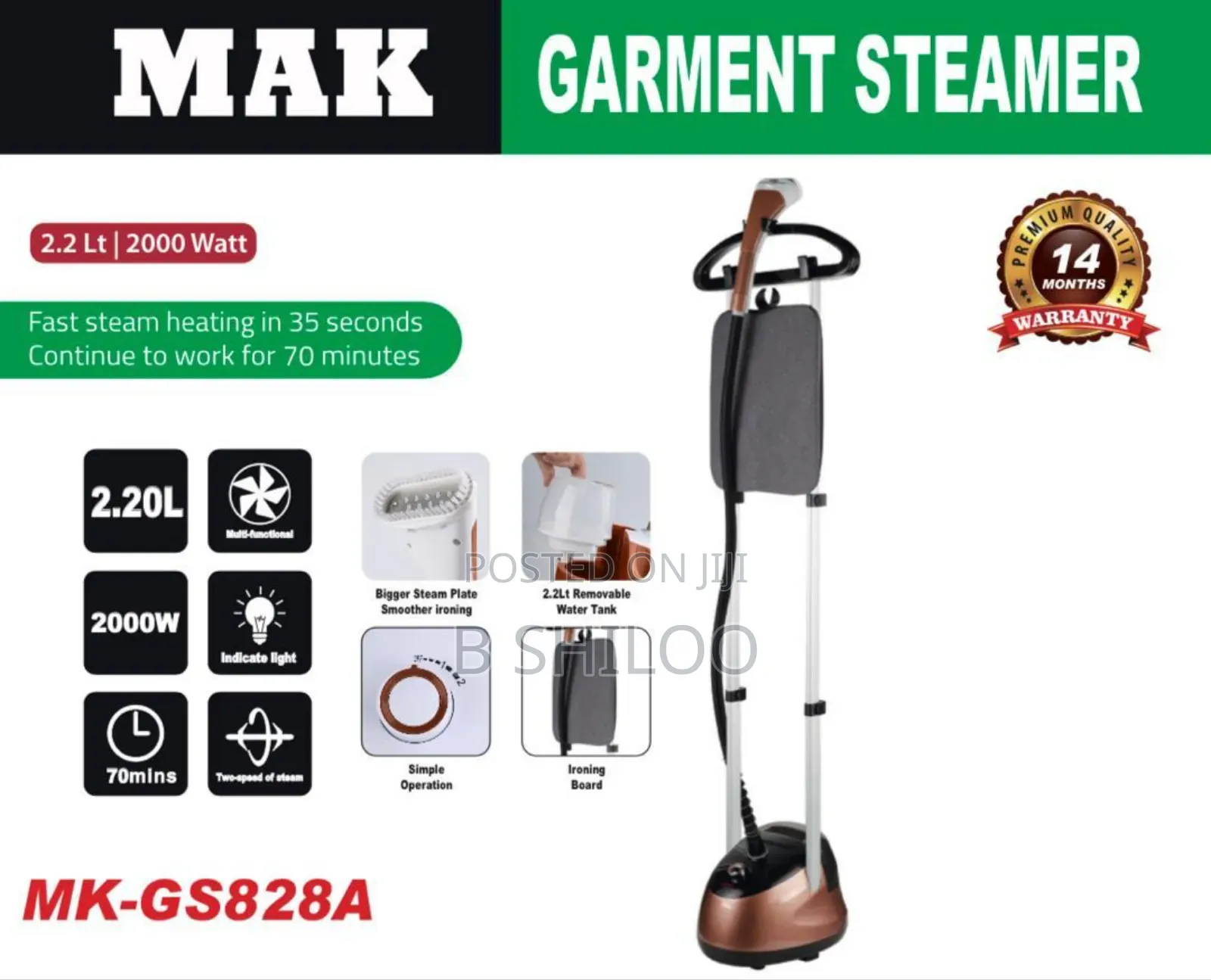 Mak Garment Steamer