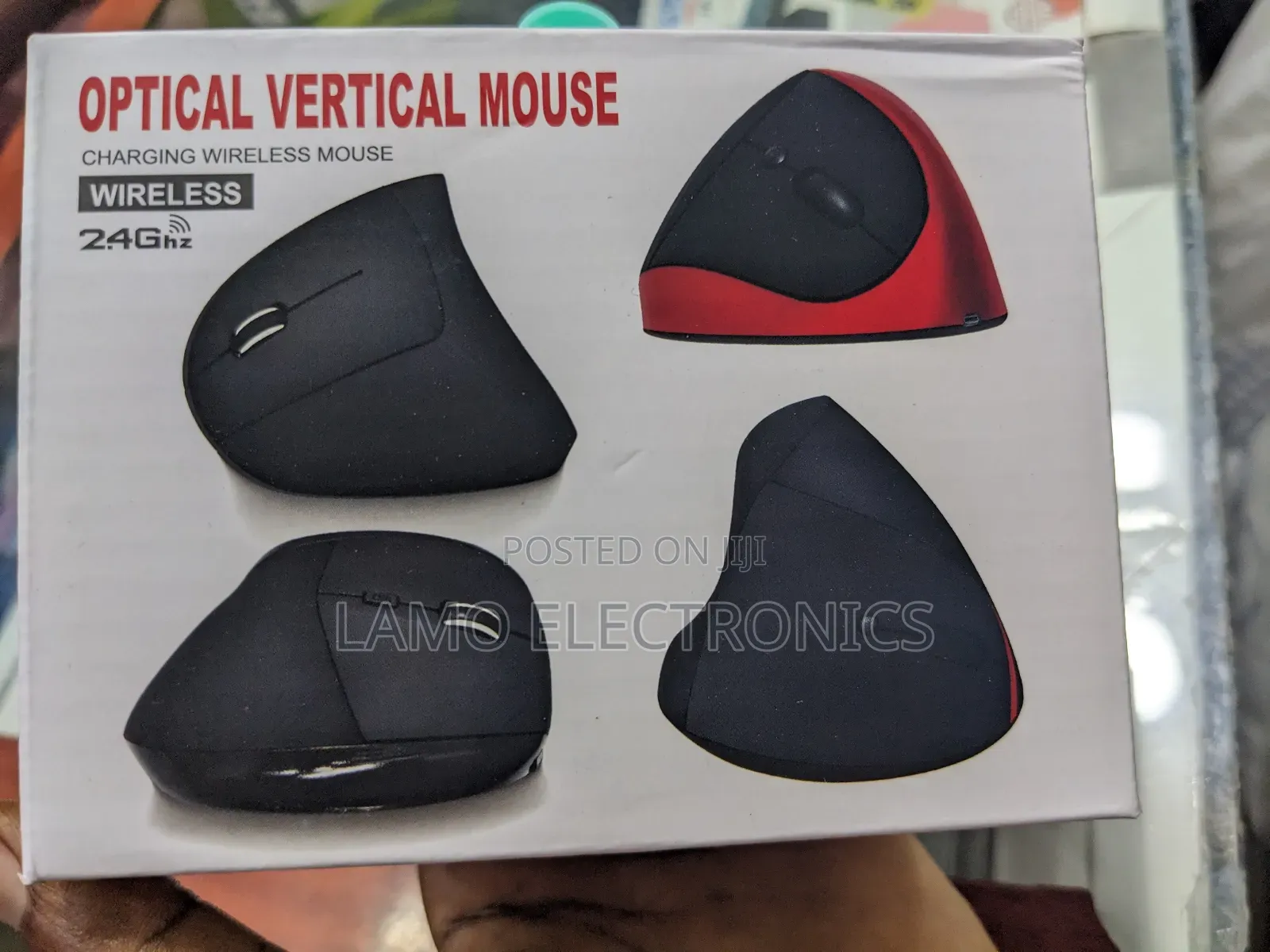 Optical Vertical Wireless Mouse