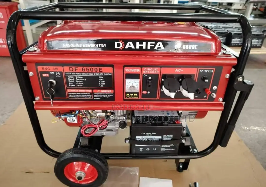 Dahfa Generetor 6.5kw Key to Start Available