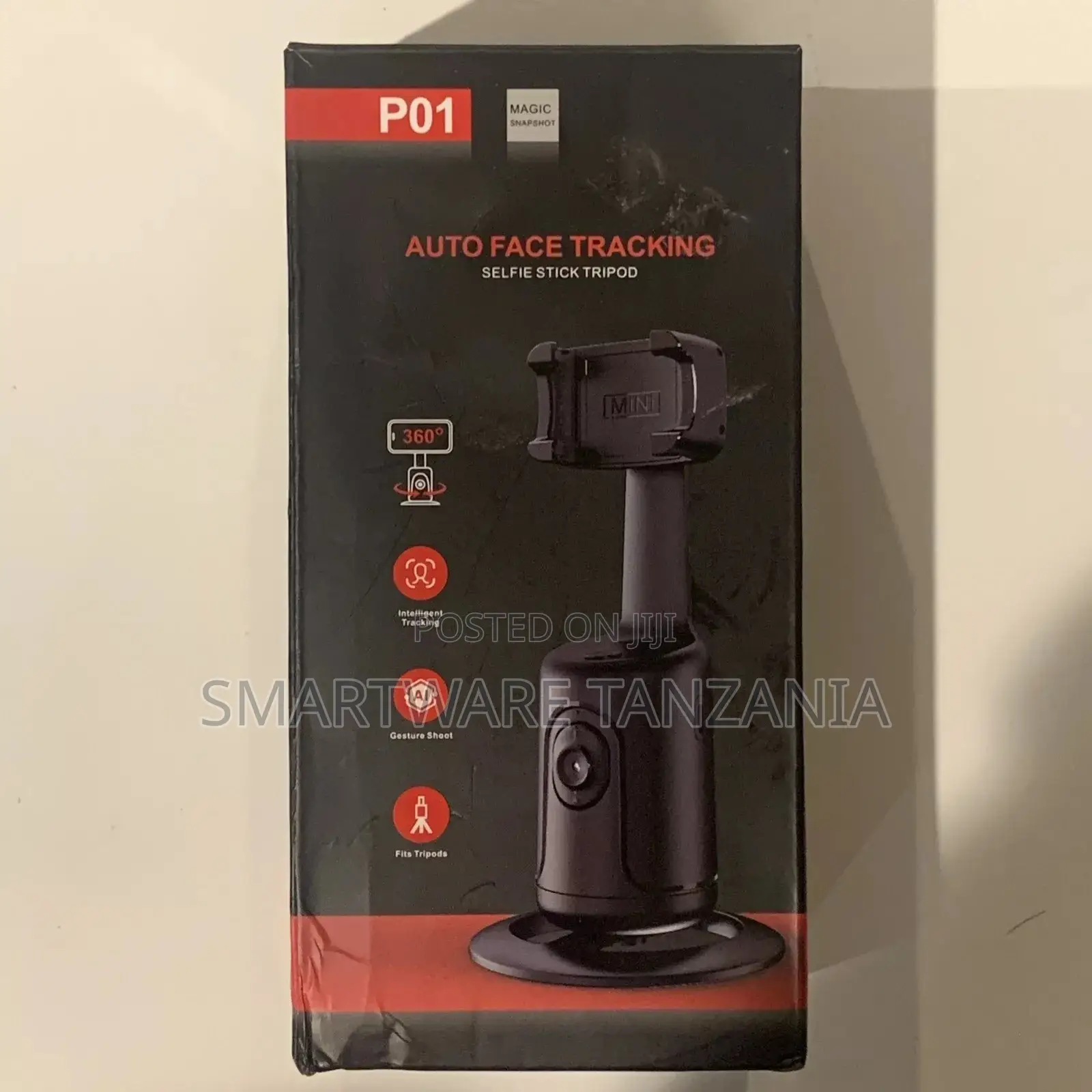 Auto Face Tracking Phone Holder Tripod Stand, Selfie Stick